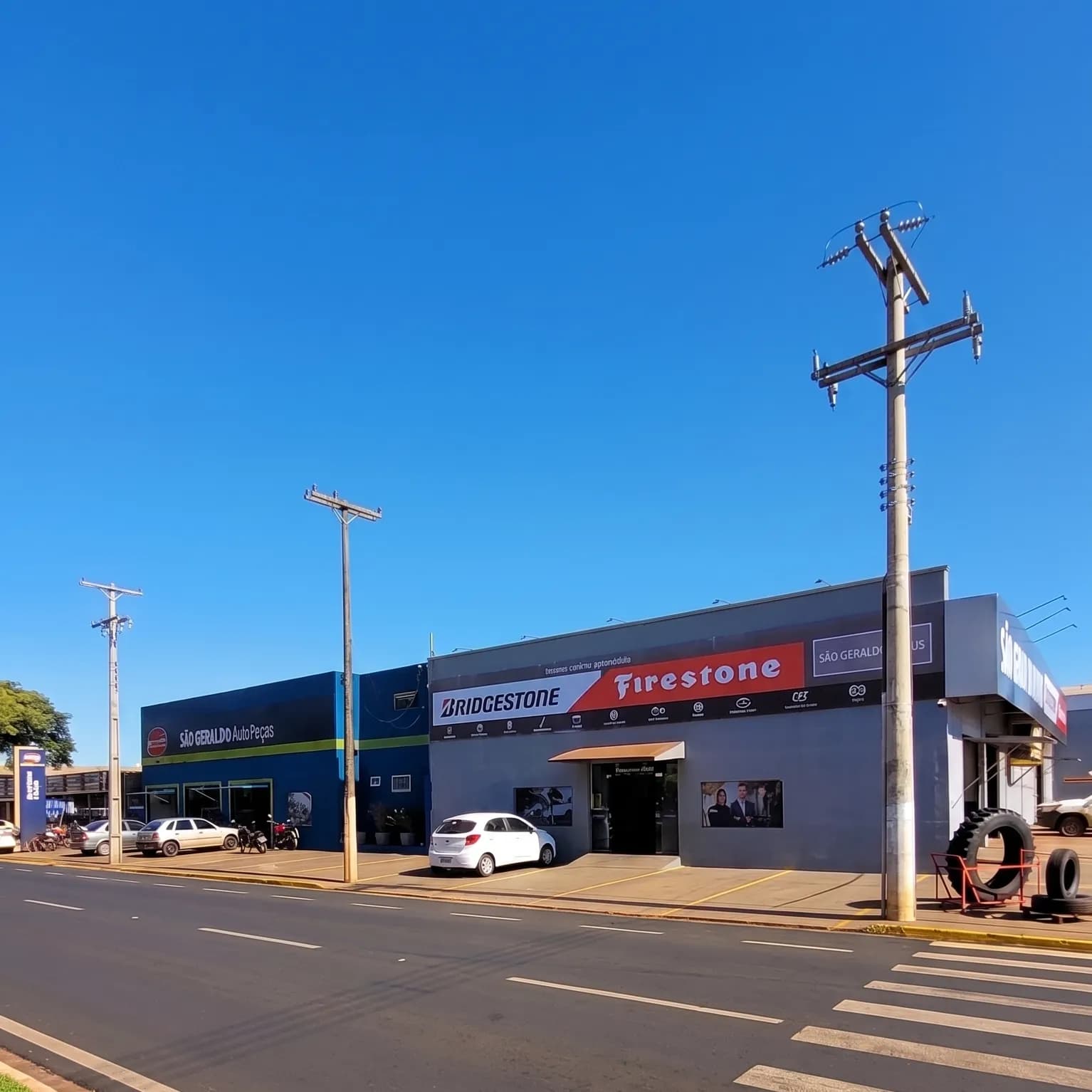 Esquina da loja São Geraldo